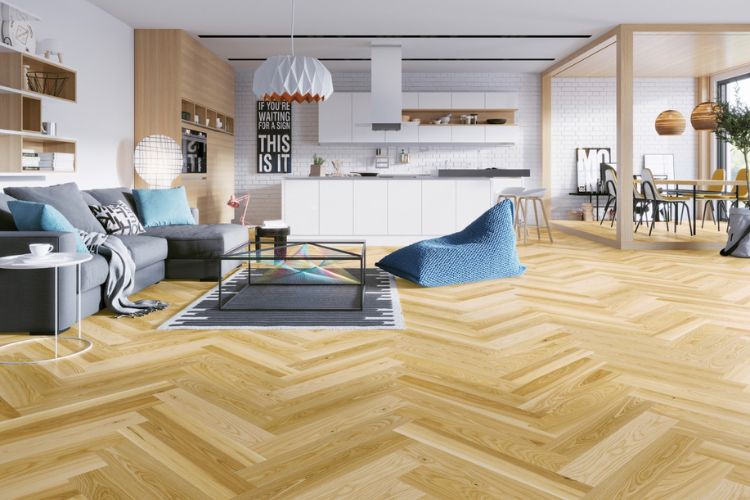 Ash Herringbone