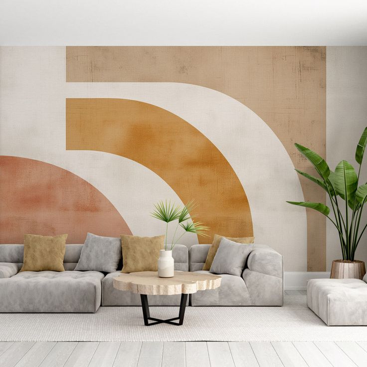 Mural Wallpaper arch Contemporary horizontal