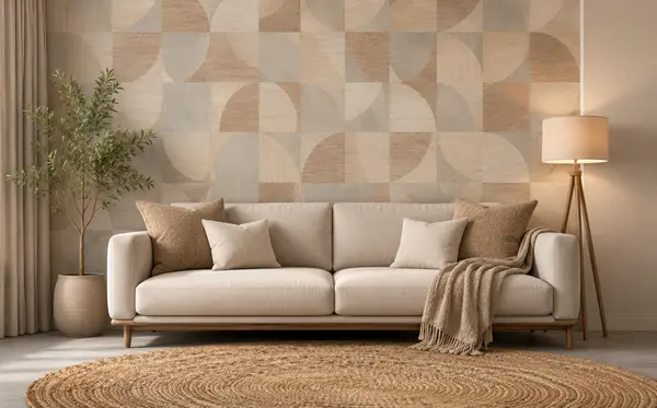 Shop Luxurious Living Room Wallpapers in Dubai