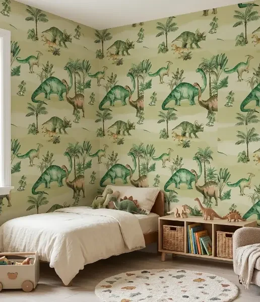 Dinosaurs World - Wallpaper Installation & Wall Decor Dubai