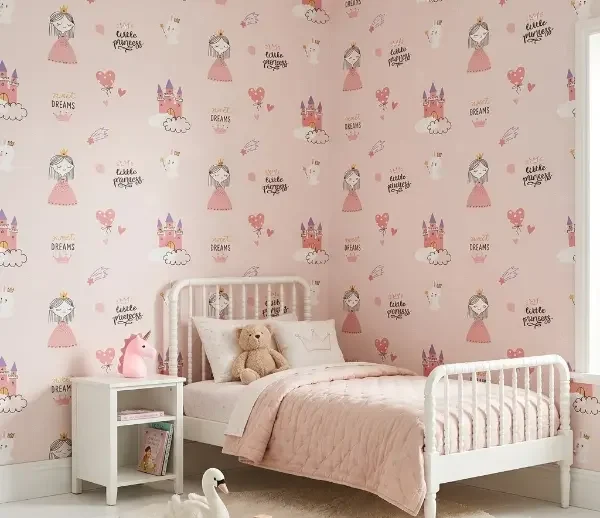 Princess world - Girls Room Wallpaper