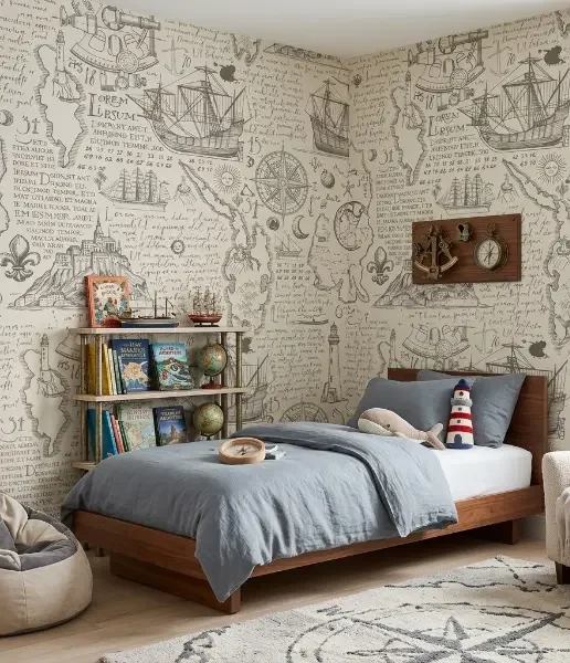 Vintage World Map wall mural